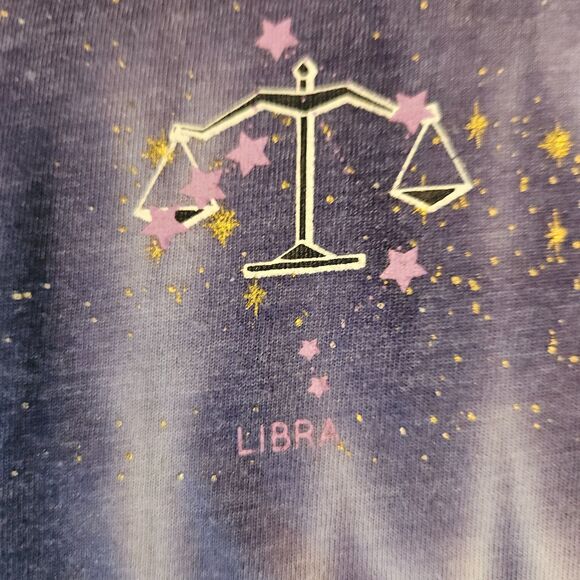 Cosmic Astrology Themed Graphic Tee - Junior Size 3/5 (S) - Picture 9 of 16